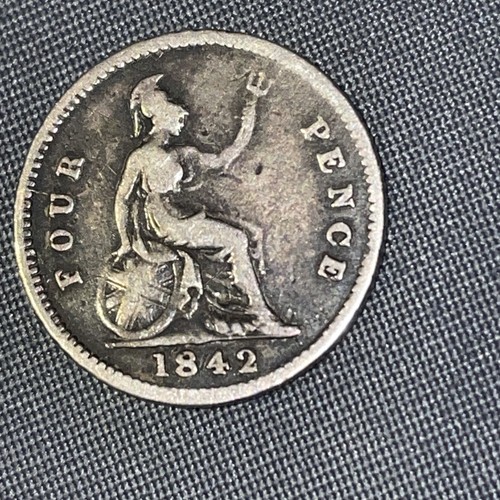 Queen victoria silver groat - queen,