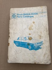 Rover P6 3500 3500S  Parts Book RTC90122A