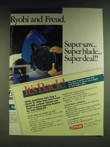 1985 ryobi miter - 10",