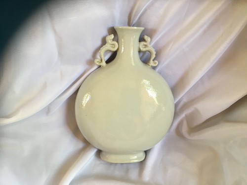 Chinese white porcelain moon - chinese,