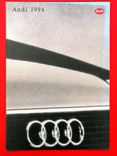 1993-94 AUDI RANGE Sales Brochure - 80 100 Coupe Cabriolet S2 S6 Mint Condition