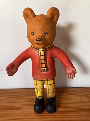 Rupert the bear vintage rubber - rupert,