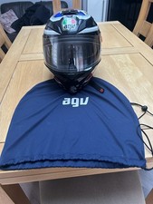 Agv motorbike helmet black - k3, helmet-black