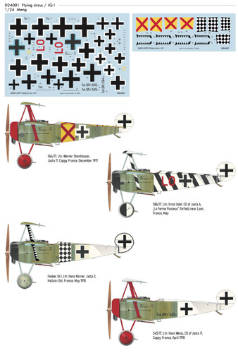 Eduard d24001 fokker - 1:24,