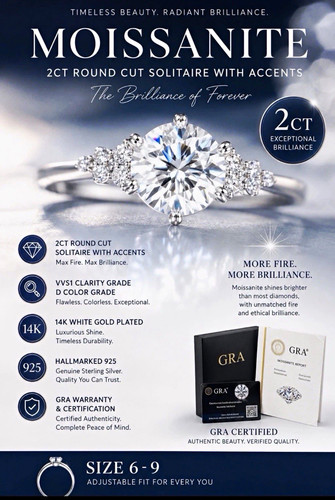 Moissanite 00ct solitaire - moissanite,