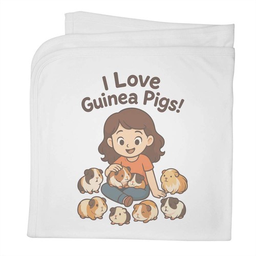 Love guinea pigs cotton - 'i, pigs'
