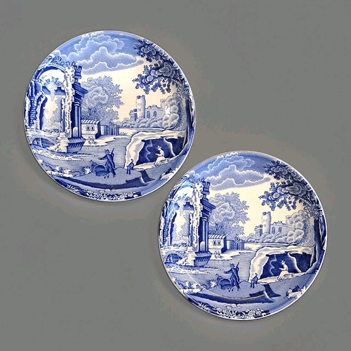 Spode blue italian - italian, pair