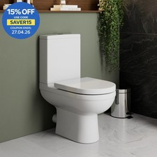 Close Coupled Rimless Toilet