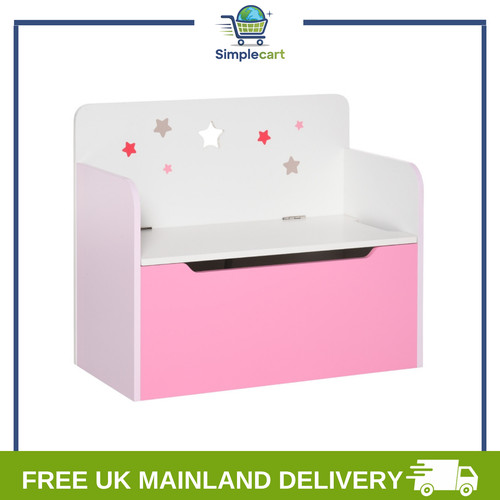 Kids wooden toy box - kids, children