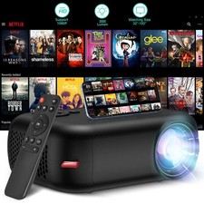 Upgraded Projector 1080P UHD Portable Phone Movie Android/iOS/TV Stick UK