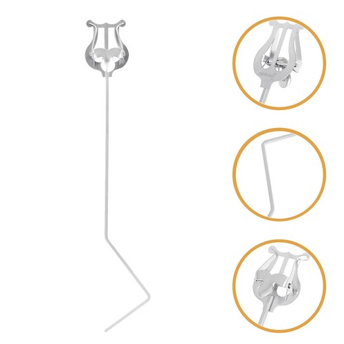 Metal piccolo lyre clips - piccolo,