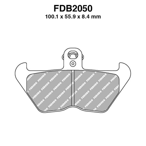 Pair brake pads - of,