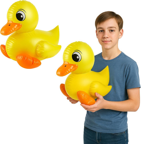 Inflatable 42cm duck - inflatable, pool
