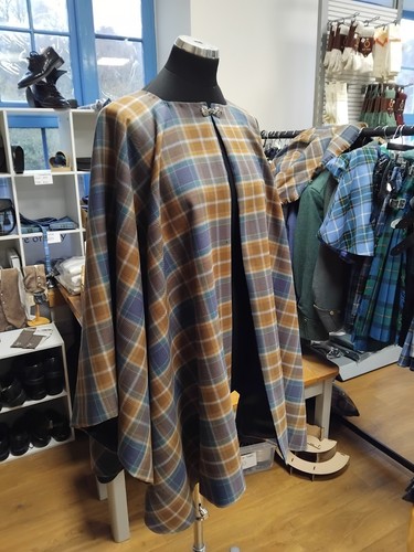 Manx hunting tartan cape - cape, long