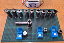 Joblot 9 off collets plus 5/8