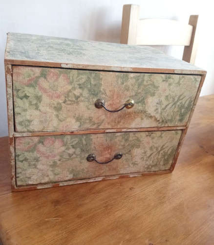 Vintage set small floral - set,