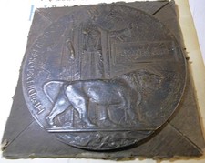 DEATH PLAQUE & SCROLL PTE