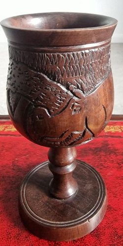Vintage african hand carved - hand,