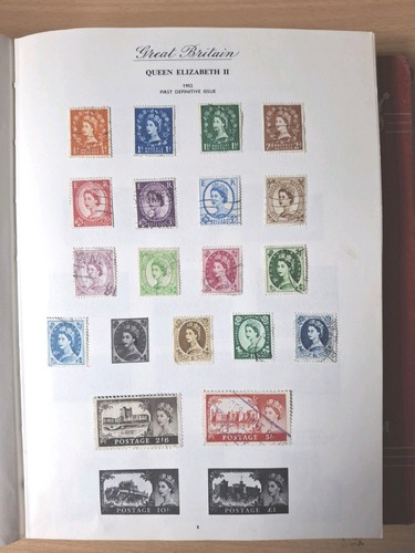 Vintage stamp albums - stamp, +1300