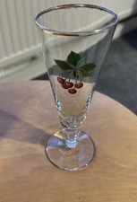Vintage Cherry B Glass