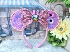 Disneys Ears Headband - Daisy Duck Ears -  Minnie and Mickey Mouse Ears.