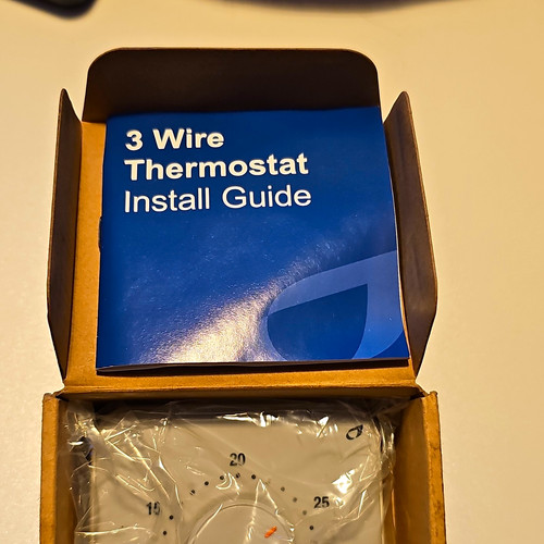 Wire electronic thermostat - 3-wire,