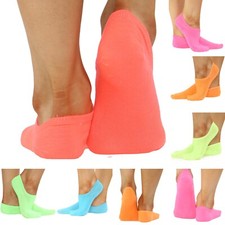 Neon Colours 6 Pairs Womens