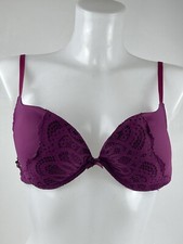 Secret Possessions Primark Pink Lace Size 36D Floral Mauve Padded Wire