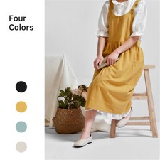Linen Cross Back Apron Housework Florist Baking UK NEU Women Cotton Dress Wrap