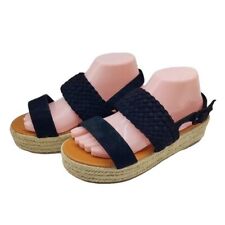 Avenue Wide Fit Woven Platform