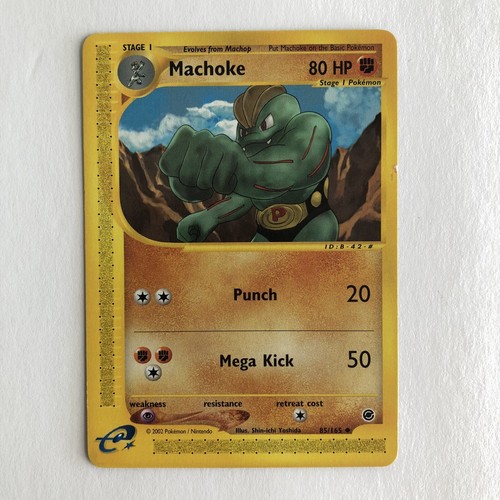 Machoke 165 uncommon - machoke, 85/165
