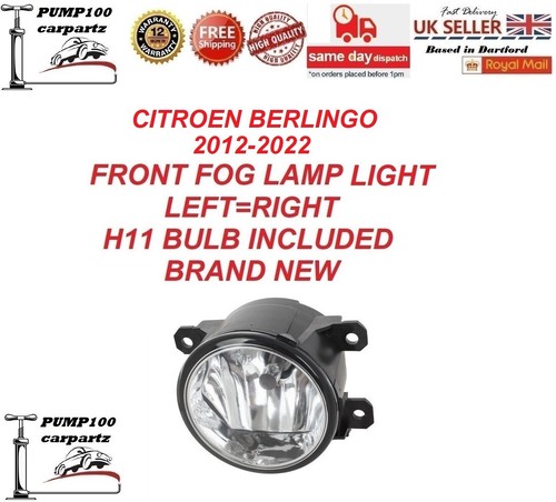 Fog lamp for citroen - lamp, berlingo