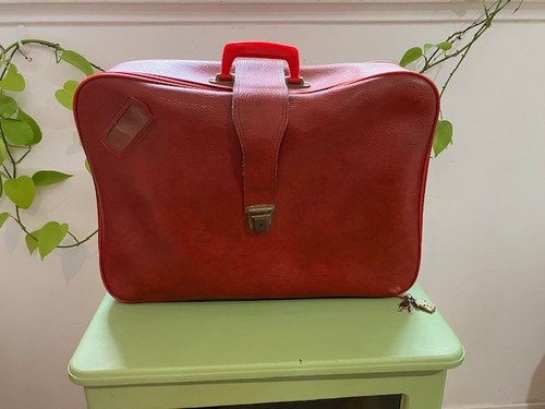 Vintage 1960s red vinyl - vintage,