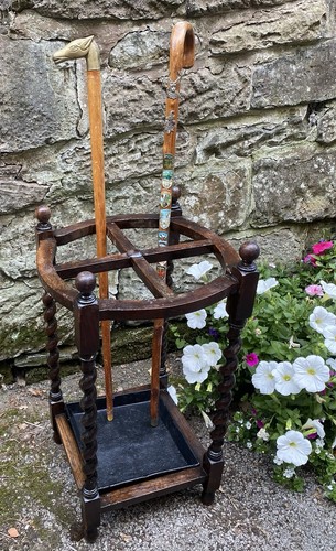 Hall stick stand oak - stand, barley