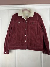TU Burgundy Cord Style Denim
