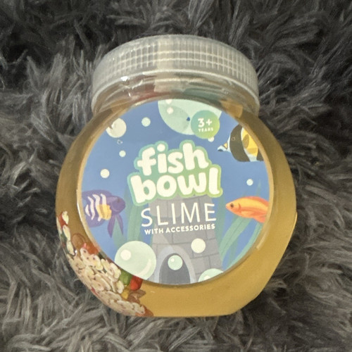 Fish bowl slime with - fish,