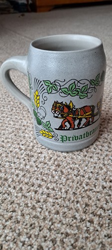 German bavaria beer stein - german,