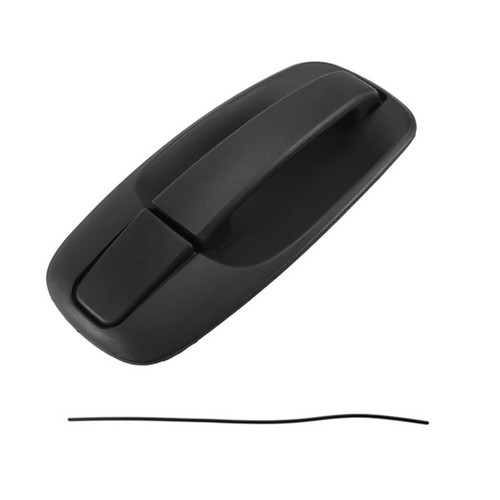 Black rear door - door, handle