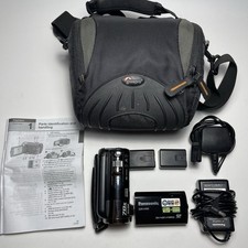 Panasonic SDR-H100 Camcorder 80GB HDD + Charger, 2x Batteries, Guide, Camera Bag