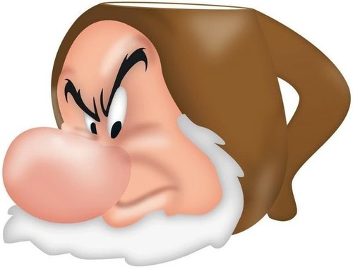 Disney grumpy shaped mug - disney,