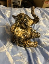 Vintage Collage La Vie Safari DéCoupage Patchwork Sitting Elephant-Animal Print