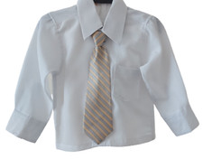 3 Piece Boys Suit White - Long