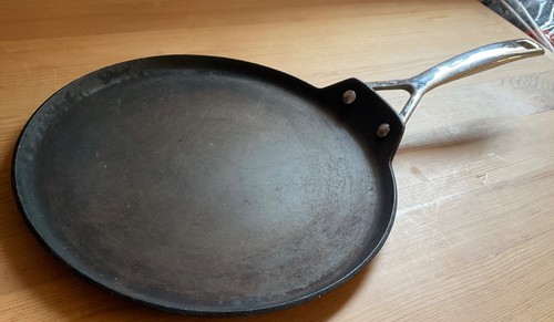 Creuset crepe pan used but - creuset,