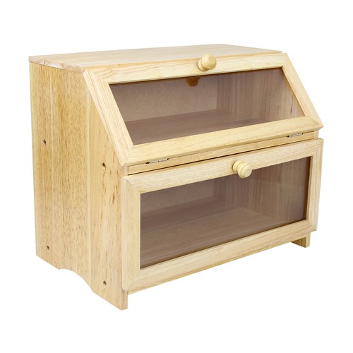Double decker wooden - wooden, bread