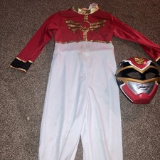 Power Rangers Megaforce costume - Red  with Mask age 7-8