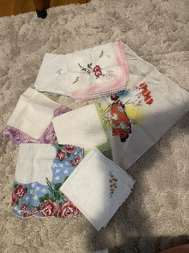 Handkerchief lot floral - handkerchief, 7