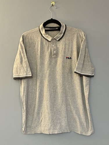 Vintage fila polo - vintage, grey