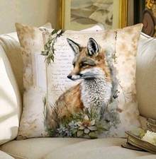 Beautiful Fox Print Cushion