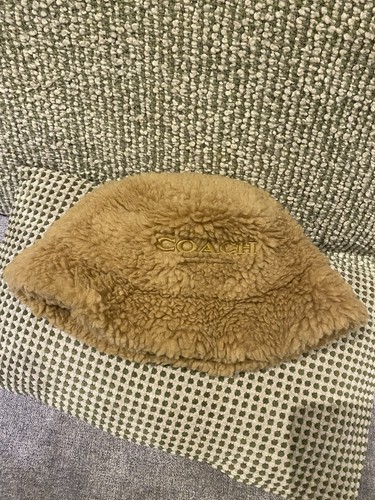 Coach fur bucket - hat, women's