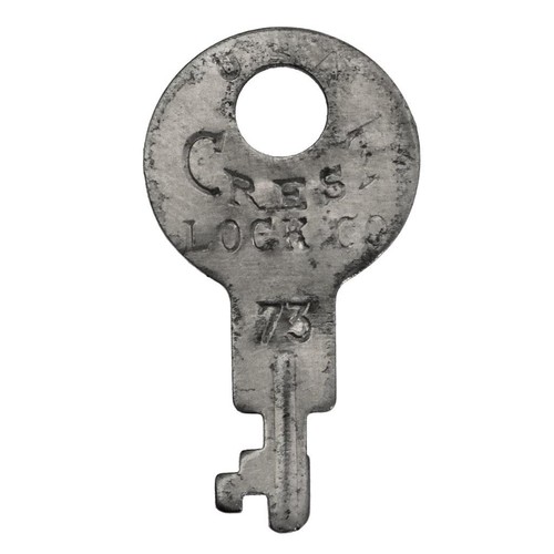 Vintage key crest - lock, no